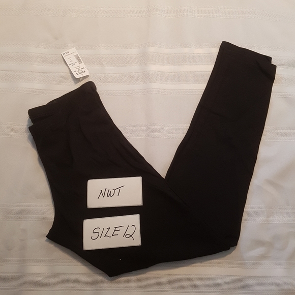SO girls size 12 or large black leggings new - Picture 1 of 3